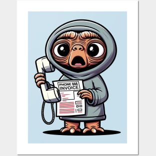 E.T. Phone invoice Posters and Art